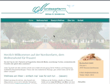 Tablet Screenshot of nordseefarm.de
